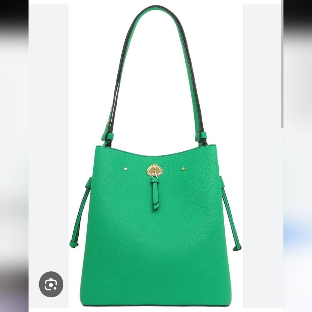 Kate Spade Green Leather Tote Bag Nwot